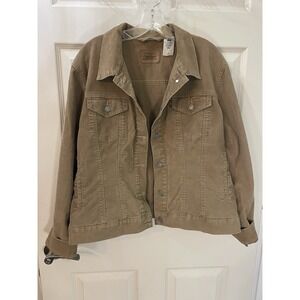 Levis‎ Women's 90s Trucker Corduroy Jacket Size 2x Outdoor Workwear